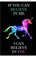 If You Can Believe in Me, I Can Believe in You: Unicorn Dotted Grid Journal