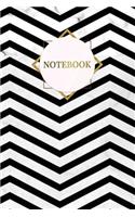 Notebook: Marble + Gold Journal - 120-Page Blank Page Notebook - 6 X 9 Marble & Gold Perfect Bound Softcover(Marble & Gold Journals)