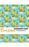 Cursive Worksheets Book Handwriting Workbooks: Handwriting Composition Book