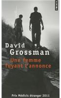 Une femme fuyant l'annonce