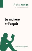 matière et l'esprit (Fiche notion)