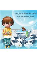 ¡Lou, es la hora del baño! - It's bath time, Lou!