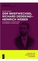 Der Briefwechsel Richard Dedekind Heinrich Weber