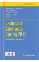 Extended Abstracts Spring 2016