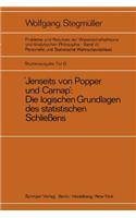 'Jenseits Von Popper Und Carnap' Stützungslogik, Likelihood, Bayesianismus Statistische Daten Zufall Und Stichprobenauswahl Testtheorie Schätzungstheorie Subjektivismus Kontra Objektivismus Fiduzial-Wahrscheinlichkeit