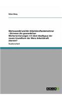 Wertewandel und der Arbeitskraftunternehmer - Stimmen die gewandelten Wertorientierungen mit dem Idealtypus der neuen Grundform der Ware Arbeitskraft überein?