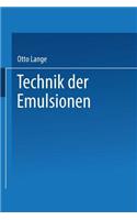 Technik Der Emulsionen
