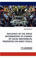 Influence of the Speed Deformation to Change of Local Mechanical Properties on Sheet Steels