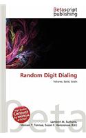 Random Digit Dialing: (English)