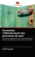 Surmonter l'effondrement des processus de paix