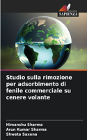 Studio sulla rimozione per adsorbimento di fenile commerciale su cenere volante