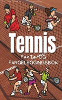 Tennisfakta og fargeleggingsbok