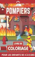 Pompiers Livre De Coloriage Pour Les Enfants De 4 À 8 Ans