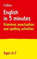 Collins English in 5 Minutes - Grammar, Punctuation and Spelling Activities Ages 6-7