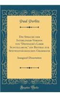 Die Sprache der Interlinear-Version von 