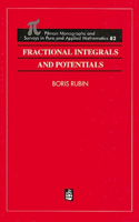 Fractional Integrals and Potentials