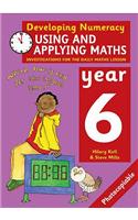 Using and Applying Maths: Year 6: Investigations for the Daily Maths Lesson (Developing Numeracy) Paperback