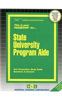 State University Program Aide: Passbooks Study Guide