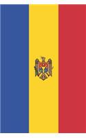 Moldova Travel Journal - Moldova Flag Notebook - Moldovan Flag Book