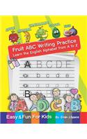 Fruit ABC Writing Practice Learn the English Alphabet from A to Z