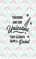 Teacher Are Like Unicorns, They Always Have a Point