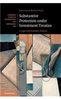 Substantive Protection under Investment Treaties
