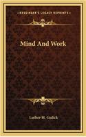 Mind and Work