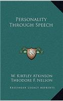 Personality Through Speech