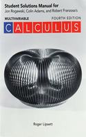 Student Solutions Manual for Calculus Early and Late Transcendentals Multivariable