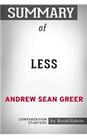 Summary of Less by Andrew Sean Greer: Conversation Starters