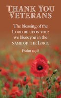 Patriotic Bulletin: Bless You (Package of 100): Psalm 129:8 (Kjv)
