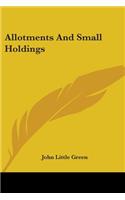 Allotments And Small Holdings