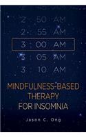 Mindfulness-Based Therapy for Insomnia