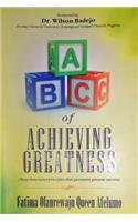 ABC of Achieving Greatness: (English)