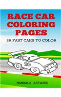 Race Car Coloring Pages