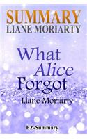 Summary - What Alice Forgot: By Liane Moriarty