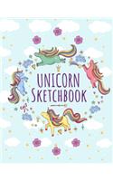 Cute Unicorn Kawaii Sketchbook