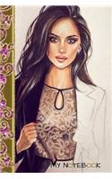 My Notebook, Lovely Created Ladies Notebook for Make Your Notes, Planes, Favorite Quete, Important Phones Adsresses