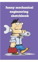 Funny mechanical engineering sketchbook