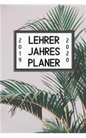 Lehrer Jahres Planer 2019 2020