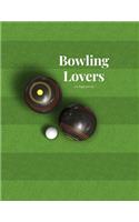 Bowling Lovers 100 page Journal: Large notebook journal with 3 yearly calendar pages for 2019, 2020 and 2021 Makes an excellent gift idea for birthdays or any special occasion