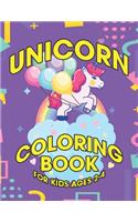 Unicorn Coloring Book for Kids Ages 2-4