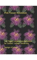 Pink Flower Notebook