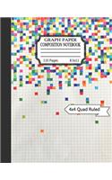 Graph paper composition notebook
