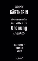 Kalender 2020 für Gärtner / Gärtnerin