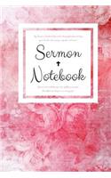 My Sermon Notebook Journal is the perfect place to keep your church notes, prayer requests, and more! Review and meditate upon the uplifting messages. Beautiful rose design is on every page!