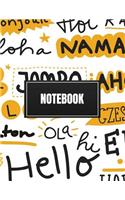 Notebook: big hi cover (8.5 x 11) inches 110 pages, Blank Unlined Paper for Sketching, Drawing, Whiting, Journaling & Doodling(33 Big Hi Notebook,)