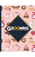 Grooming Appointment Book: 4 Columns Appointment Calendar, Appointment Schedule Book, Daily Appointment Schedule, Cute Baking Cover