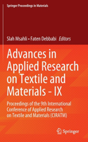 Advances in Applied Research on Textile and Materials - IX