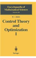 Control Theory and Optimization I